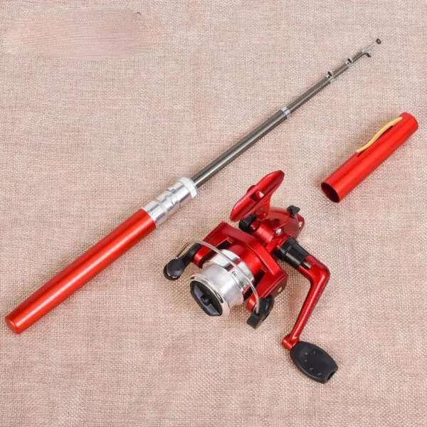 Pen Fishing Rod Spinning Wheel Portable Pocket Telescopic Fishing Rod